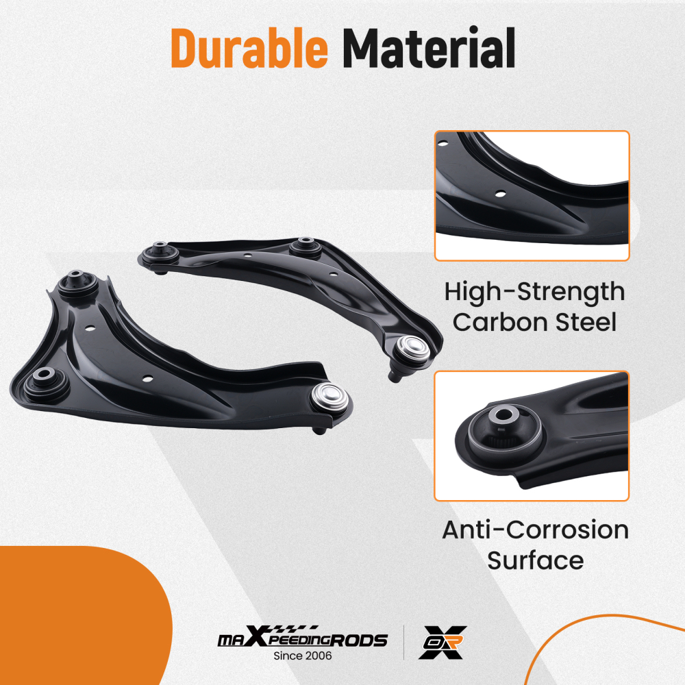 2PCS FRONT LOWER SUSPENSION WISHBONE CONTROL ARMS SET LR compatible for NISSAN JUKE 10-17