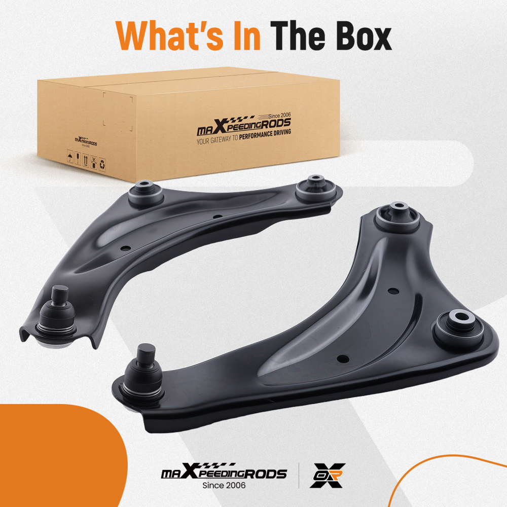 2PCS FRONT LOWER SUSPENSION WISHBONE CONTROL ARMS SET LR compatible for NISSAN JUKE 10-17