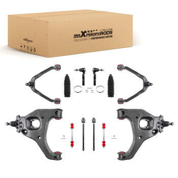 Front Control Arms Kit w/ Poly Bushing for 1999-2006 compatible for Silverado Sierra 1500 RWD