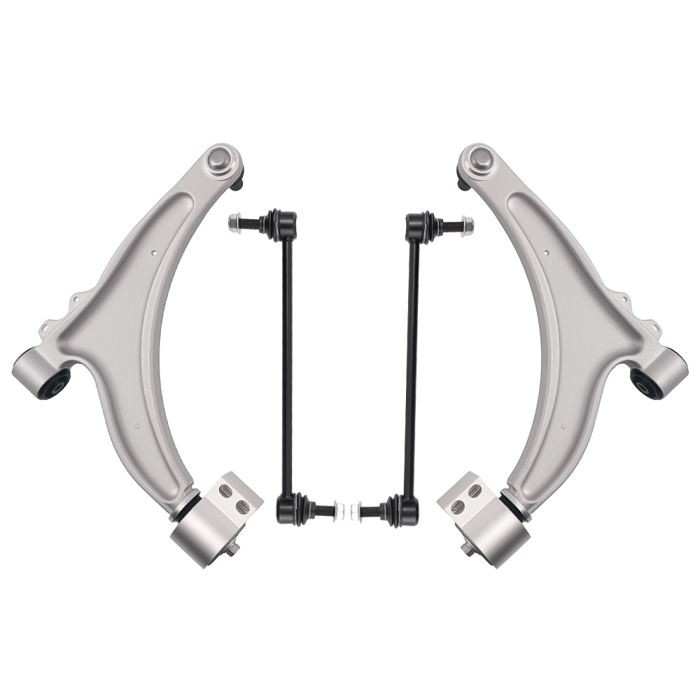 Front Lower Control Arms with Ball Joints Sway Bar Links compatible for Buick Allure 2010