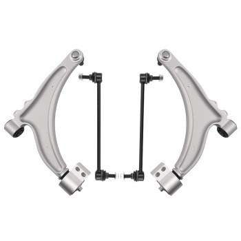 Front Lower Control Arms with Ball Joints Sway Bar Links compatible for Buick Allure 2010