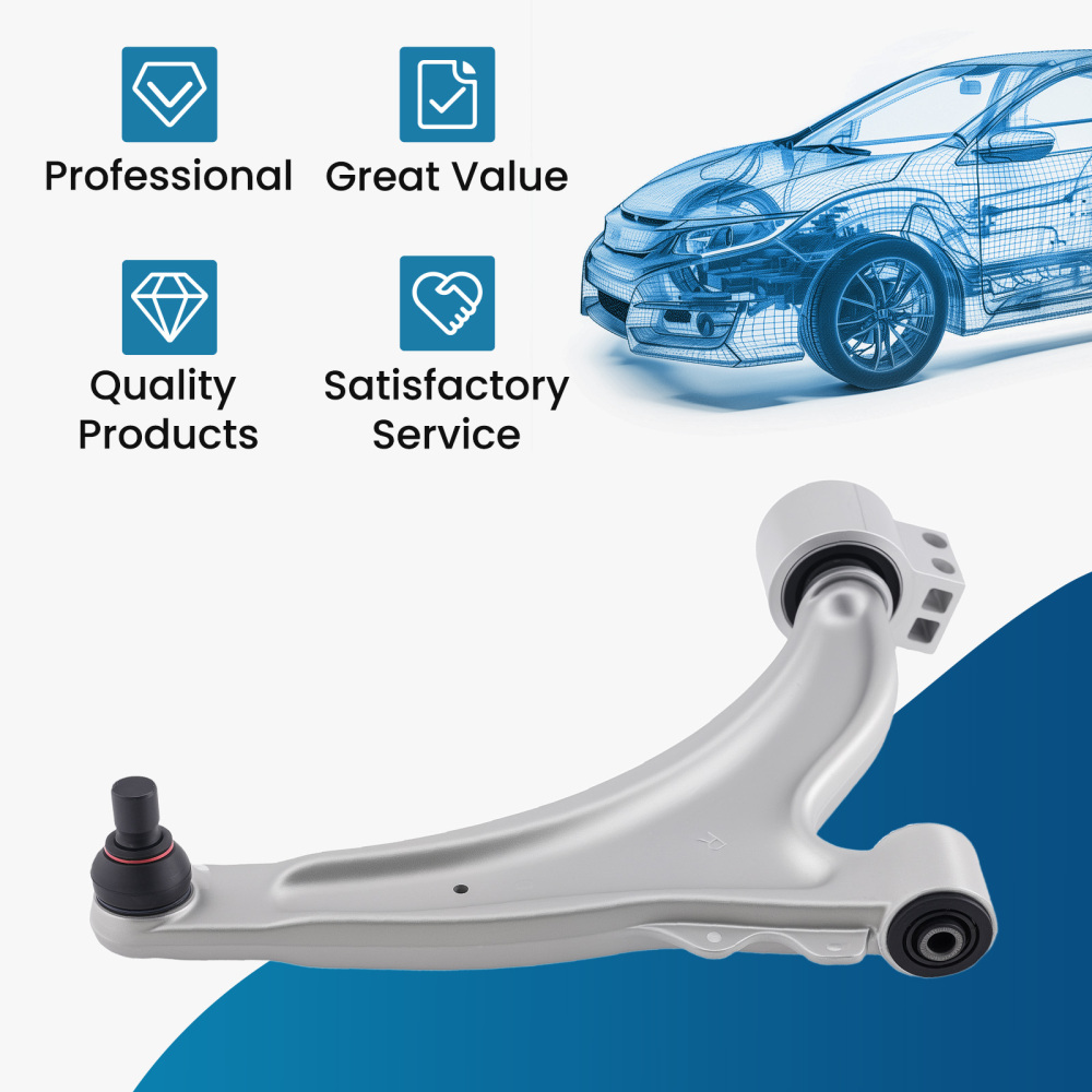 Front RH Side Lower Control Arm and Ball Joint compatible for Buick LaCrosse 2010 - 2016