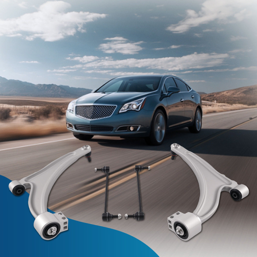 4pcs Front Control Arms w/Ball Joint Suspension Kit for 2013-2015 compatible for Chevy Malibu