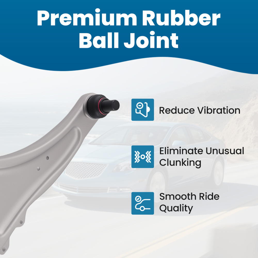 4pcs Front Control Arms w/Ball Joint Suspension Kit for 2013-2015 compatible for Chevy Malibu