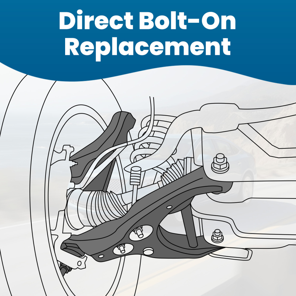 4pcs Front Control Arms w/Ball Joint Suspension Kit for 2013-2015 compatible for Chevy Malibu