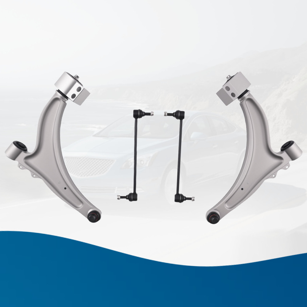 4pcs Front Control Arms w/Ball Joint Suspension Kit for 2013-2015 compatible for Chevy Malibu