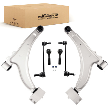 Front Lower Control Arms Sway Bar Tie Rods For 2013-2016 compatible for Buick Lacrosse Regal