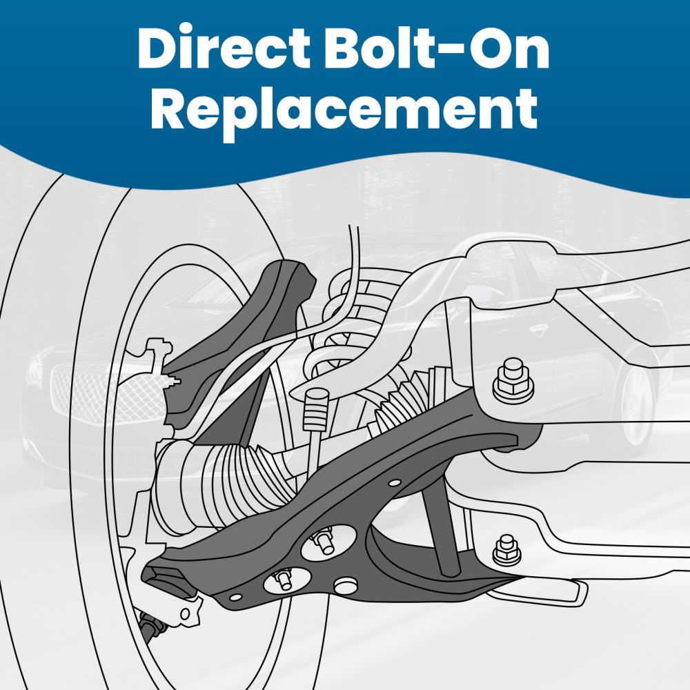 Front Lower Control Arms Sway Bar Tie Rods For 2013-2016 compatible for Buick Lacrosse Regal
