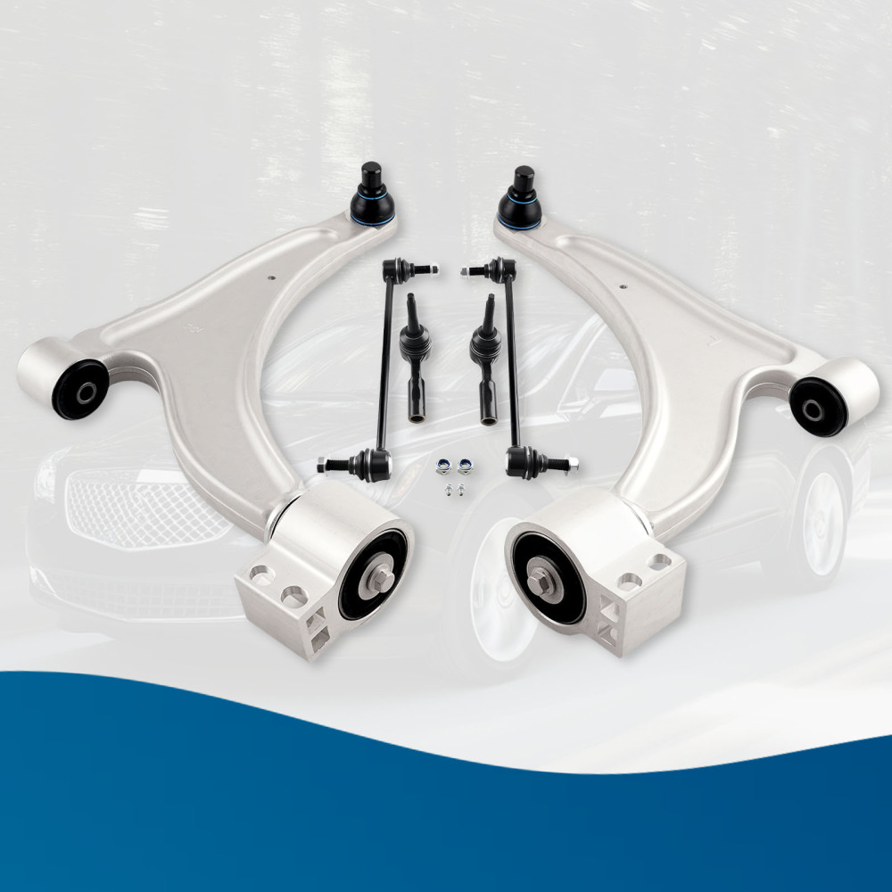 Front Lower Control Arms Sway Bar Tie Rods For 2013-2016 compatible for Buick Lacrosse Regal