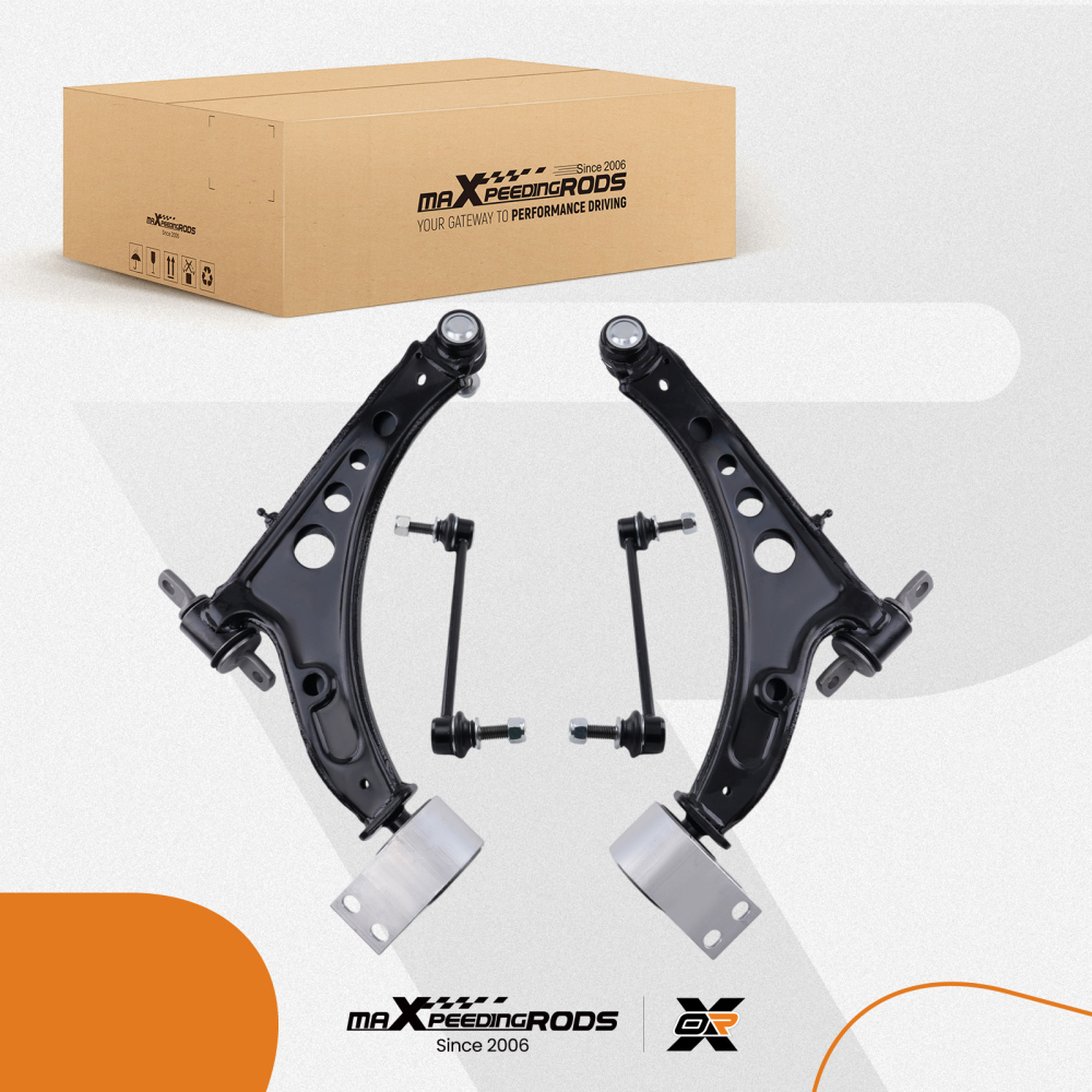 4x Front Lower Control Arms For 2016-2022 compatible for Chevrolet Malibu Buick Regal Sportback