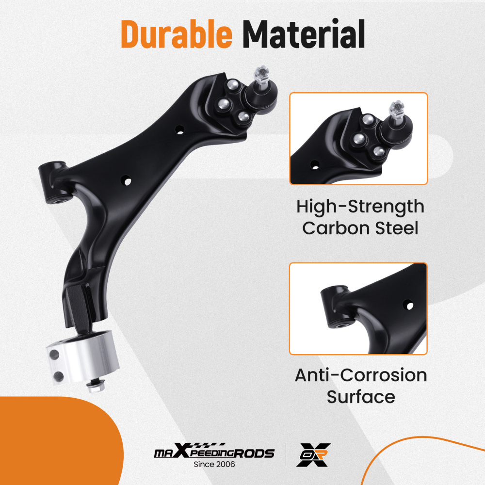 4x Front Lower Control Arms For 2016-2022 compatible for Chevrolet Malibu Buick Regal Sportback