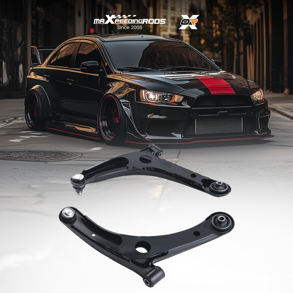 Front Lower Control Arms Ball Joint Set compatible for Mitsubishi Lancer 2008-2017