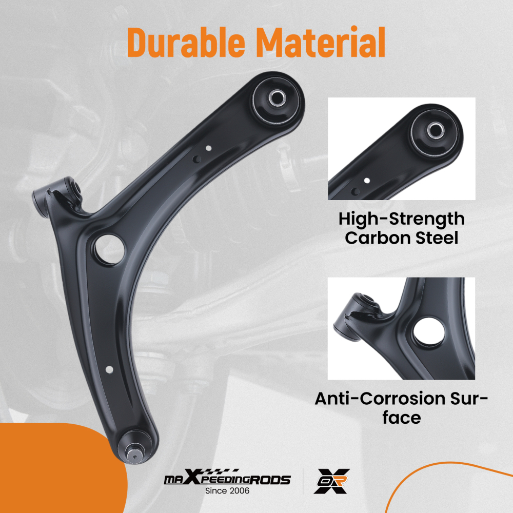 Front Lower Control Arms Ball Joint Set compatible for Mitsubishi Lancer 2008-2017