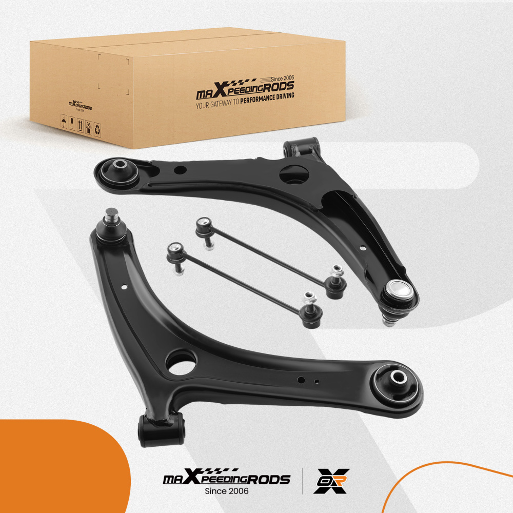 4x Front Lower Control Arm w/Ball Joint compatible for Mitsubishi Outlander Sport 2011-2019