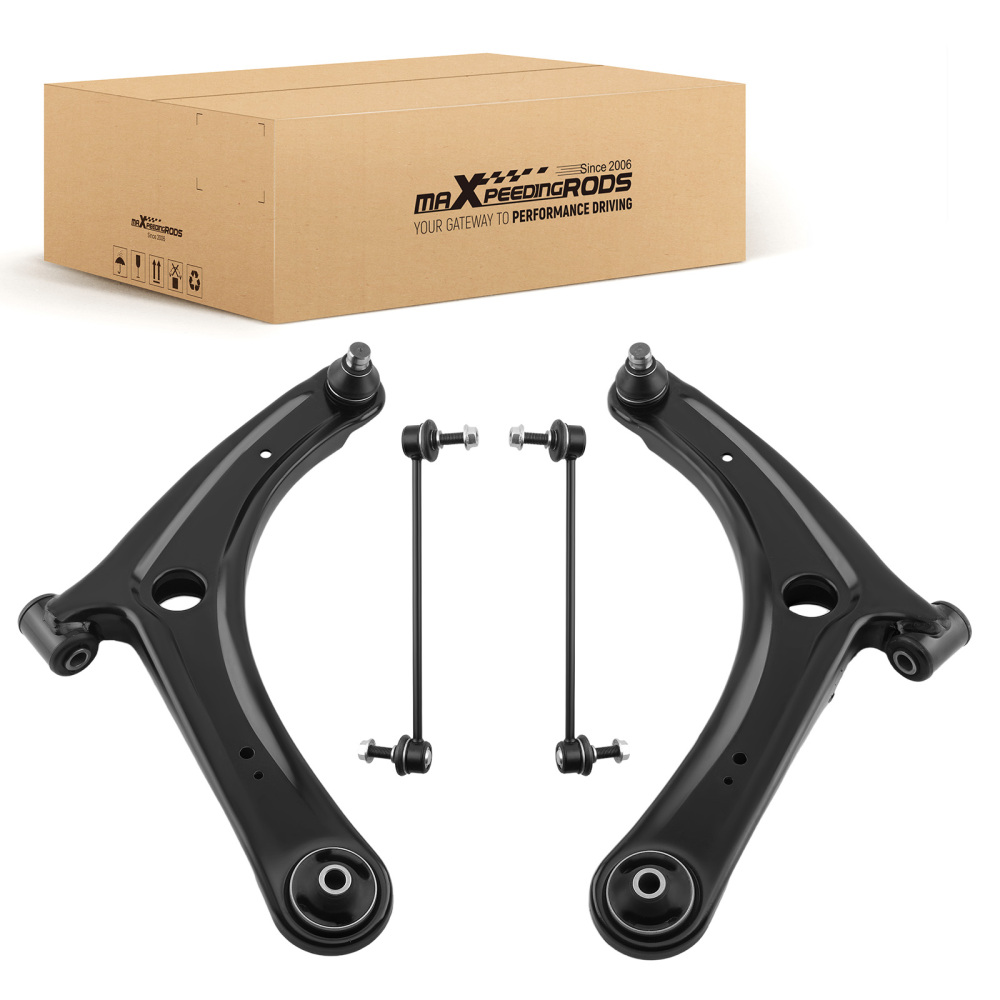 4x Front Lower Control Arm w/Ball Joint compatible for Mitsubishi Outlander Sport 2011-2019