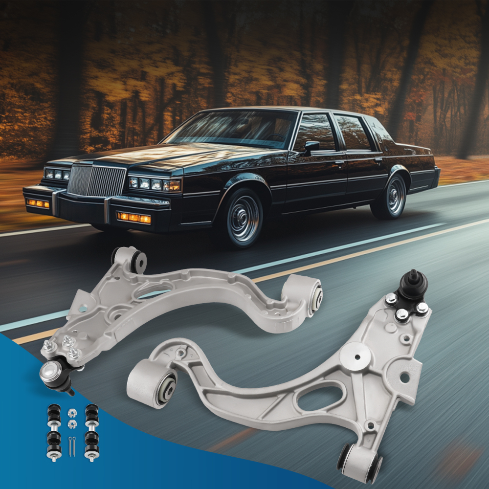 Front Suspension Lower Control Arms Sway Bar for 2000-2005 compatible for Buick LeSabre Aurora