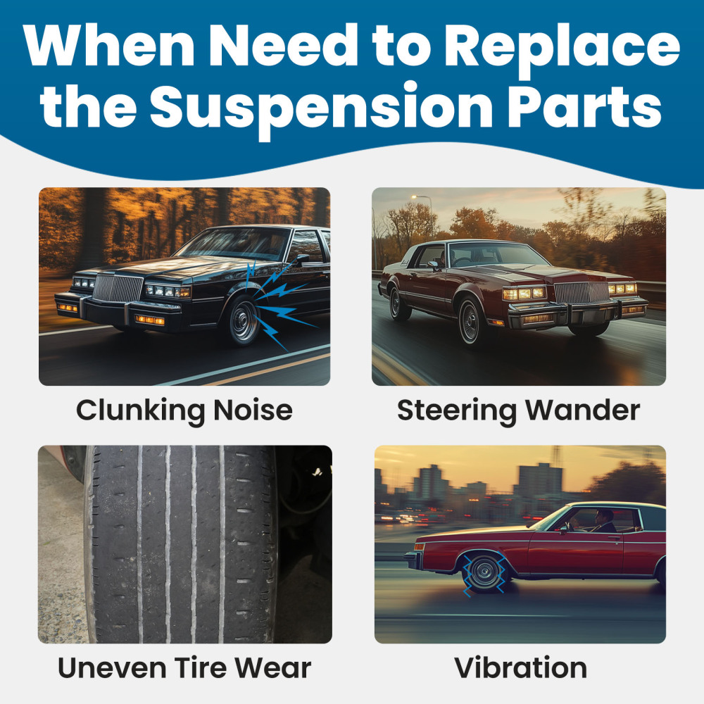 Front Suspension Lower Control Arms Sway Bar for 2000-2005 compatible for Buick LeSabre Aurora