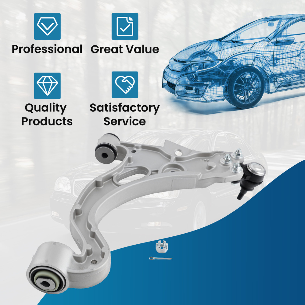 Front Right Lower Control Arm RH for 1998 1999-2005 compatible for Buick Park Avenue Lesabre