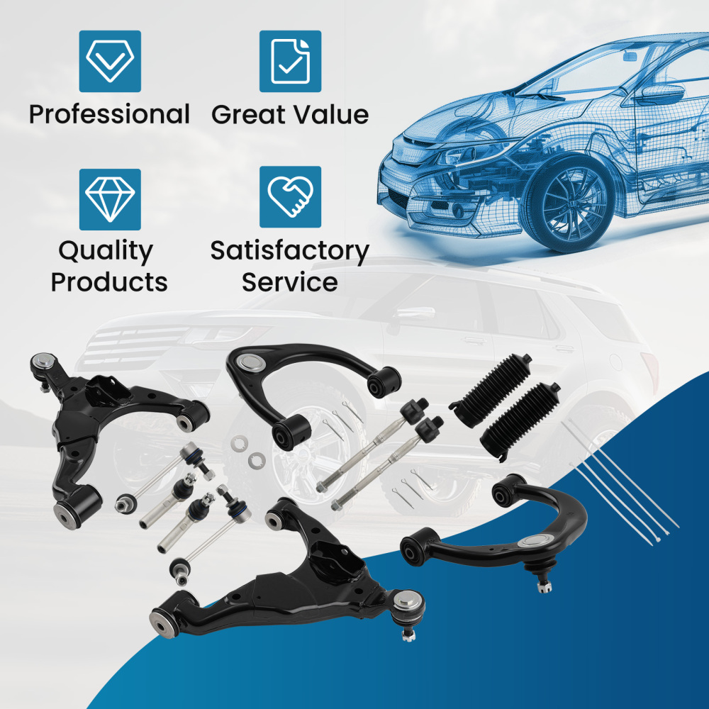 Complete Suspension Control Arm Kit compatible for Toyota 4Runner Lexus GX470 03-09 K620064