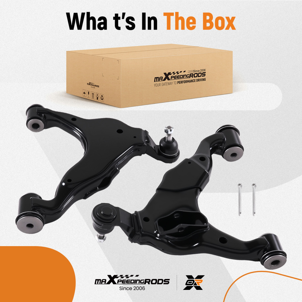 maXpeedingrods 2Pc Front Lower Control Arm Kit Compatible For Toyota 4Runner 2003-2009
