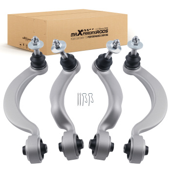 4x Front Upper Forward Rearward Control Arms + Ball Joints compatible for Lexus LS460 07-17