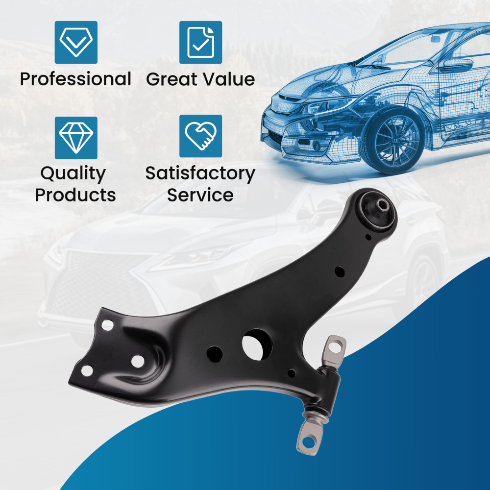 Front Lower Right Control Arm compatible for Toyota Highlander Lexus RX350 2008-20 K622944
