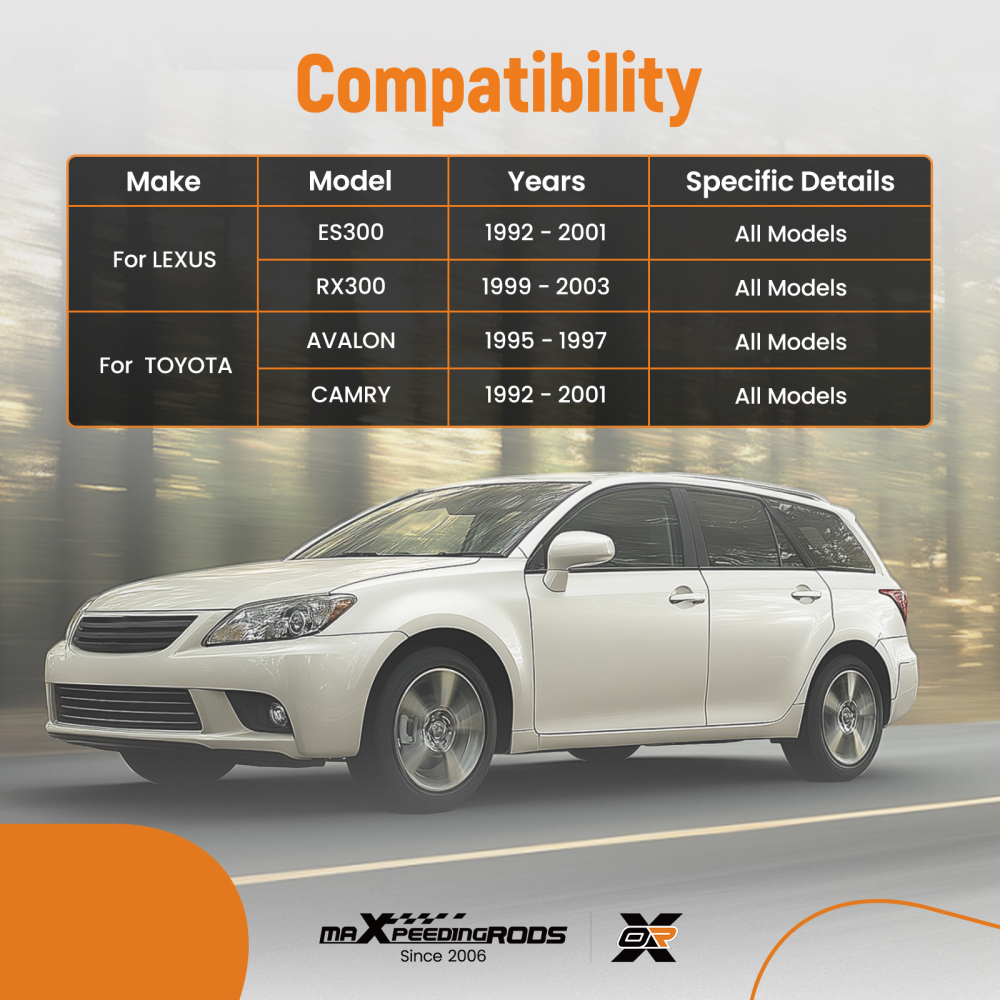 Control Arm Assembly Front Lower Right compatible for Lexus ES300 1992-2001 K620051