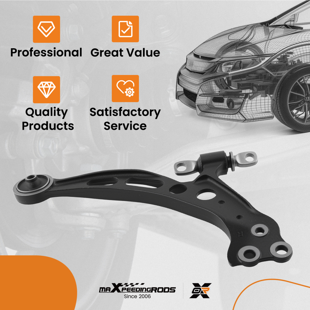 Control Arm Assembly Front Lower Right compatible for Lexus ES300 1992-2001 K620051