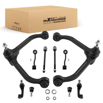 Front Upper Control Arm + Lower Ball Joint + Sway Bar compatible for Jeep Liberty 2002-2004