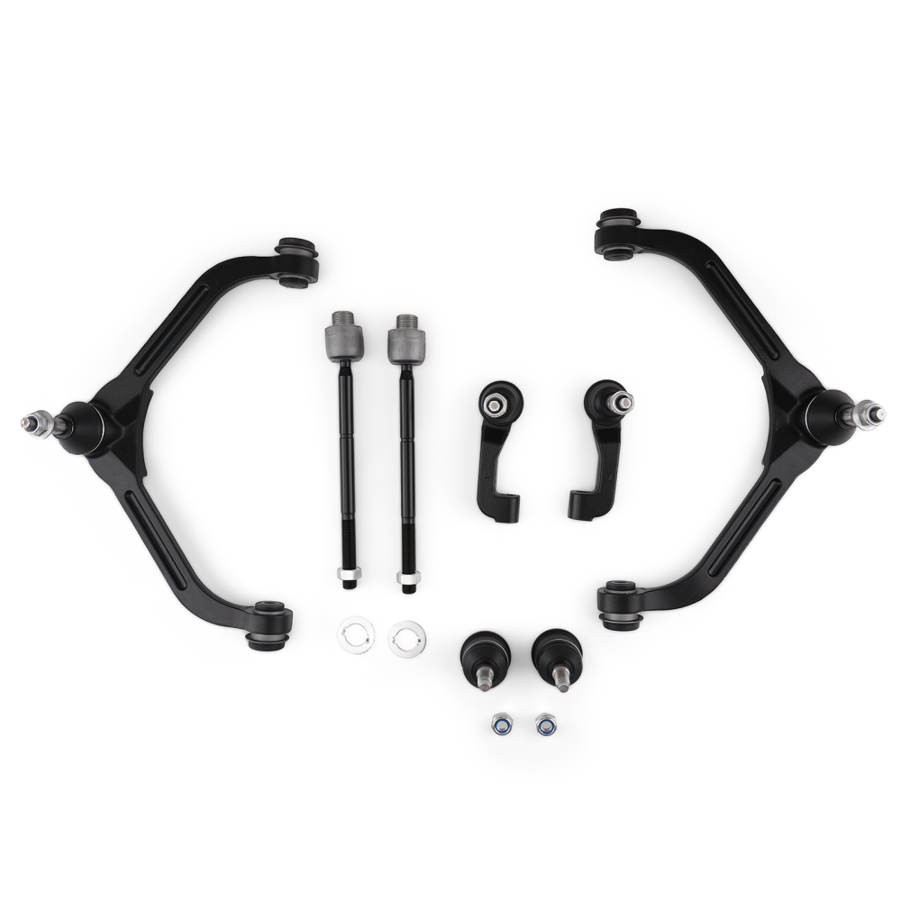Front Upper Control Arm Ball Joint Inner Outer Tie Rod compatible for Jeep Liberty 02-2004