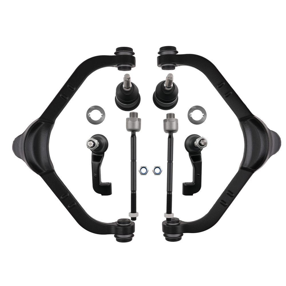 Front Upper Control Arm Ball Joint Inner Outer Tie Rod compatible for Jeep Liberty 02-2004