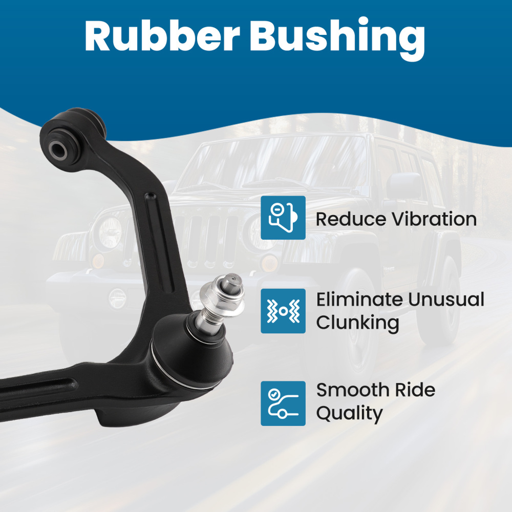 Front Upper Control Arm Ball Joint Inner Outer Tie Rod compatible for Jeep Liberty 02-2004