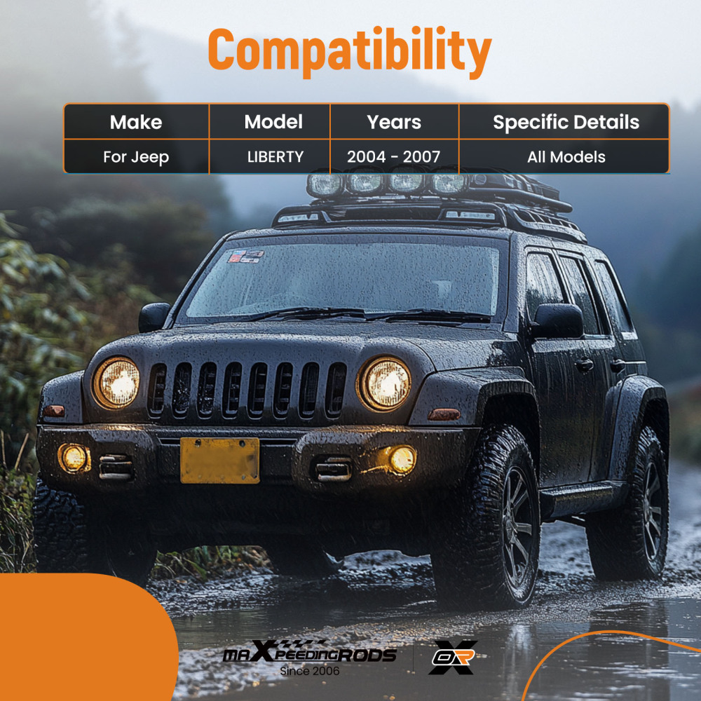 Pair Rear Lower Suspension Control Arms compatible for Jeep Liberty 2004 2005 2006 2007