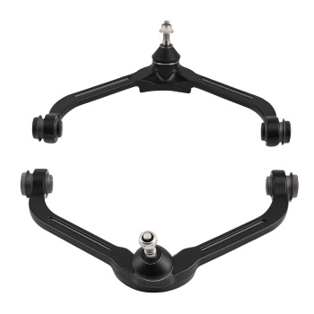 8pc Front Upper Control Arms + Tie Rods + Sway Bars compatible for Jeep Liberty 2005 - 2007