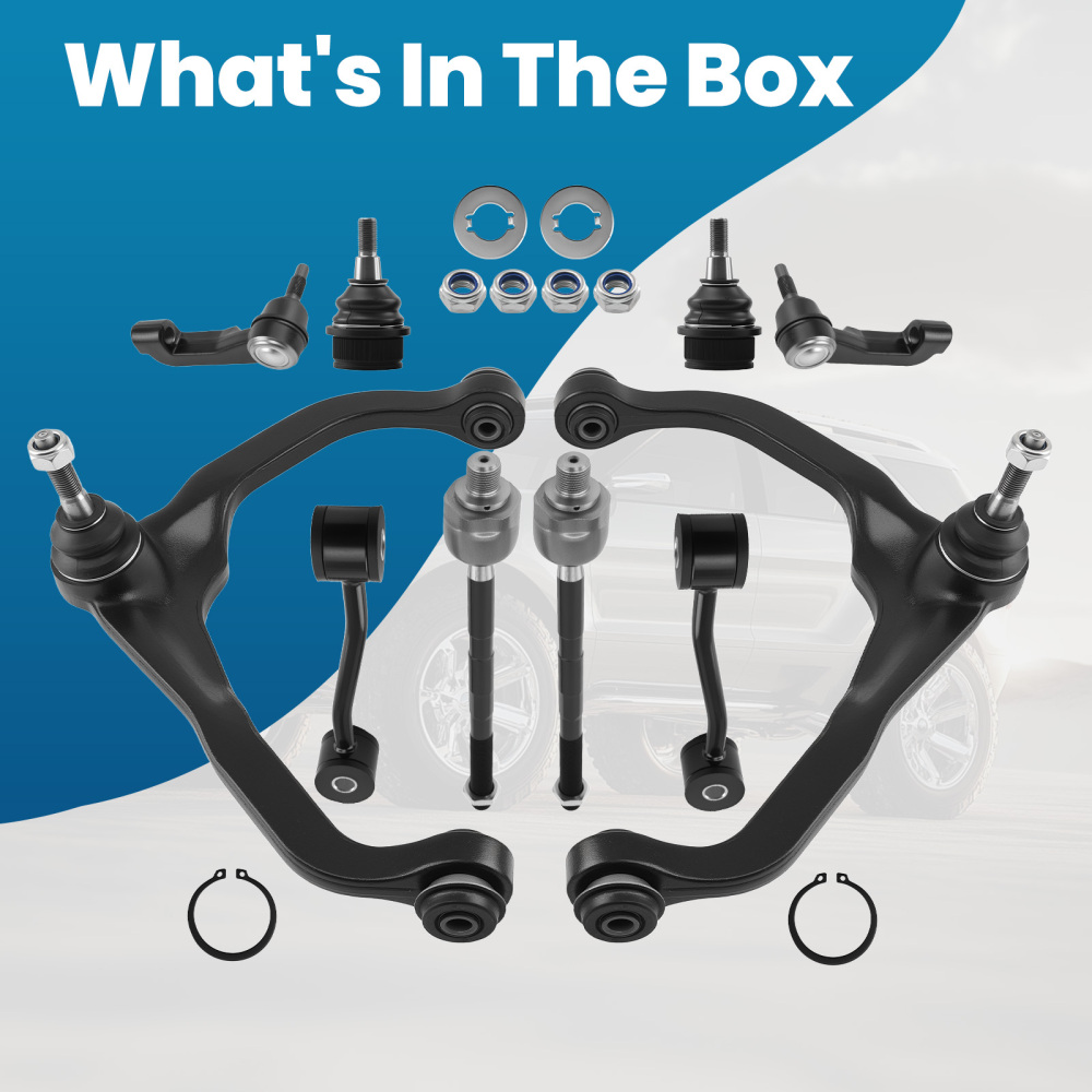 Front Upper Control Armd Ball Joint Tie Rod compatible for Dodge Nitro compatible for Jeep Liberty 2007-12