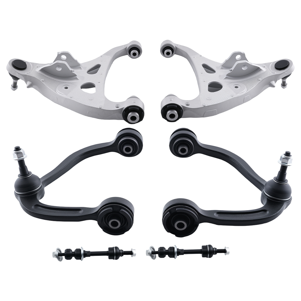 6x Front Upper Lower Control Arms compatible for Ford F-150 Mark LT 2005-2008 4WD K80306