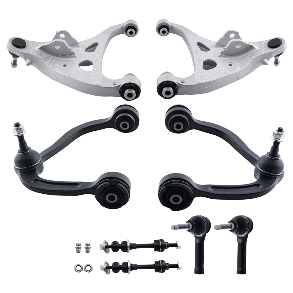 8pc Front Upper Lower Control Arm for F-150 2005-2008 w/ Tie Rod Sway Bar K80306
