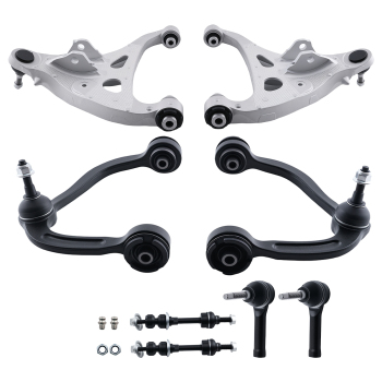 8pc Front Upper Lower Control Arm for F-150 2005-2008 w/ Tie Rod Sway Bar K80306