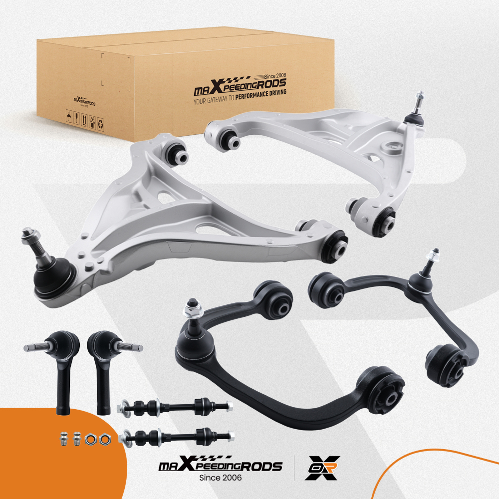 8pc Front Upper Lower Control Arm for F-150 2005-2008 w/ Tie Rod Sway Bar K80306