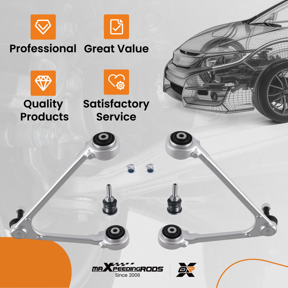 Front Upper Control Arm Lower Ball Joint compatible for Ford Thunderbird compatible for Lincoln Ls 02-06