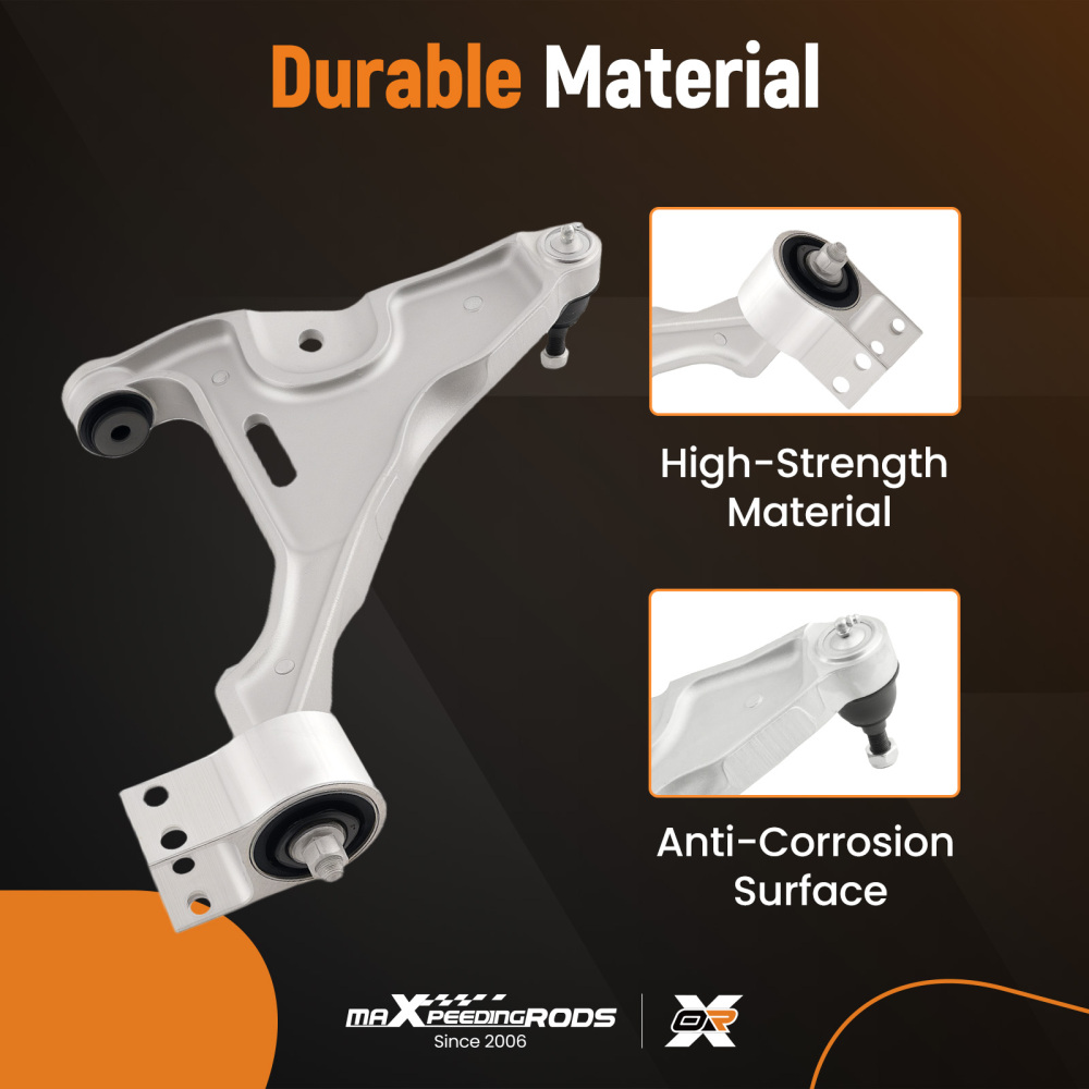 4 FRONT LOWER WISHBONE SUSPENSION CONTROL ARMS compatible for CADILLAC BUICK LUCERNE 06-11