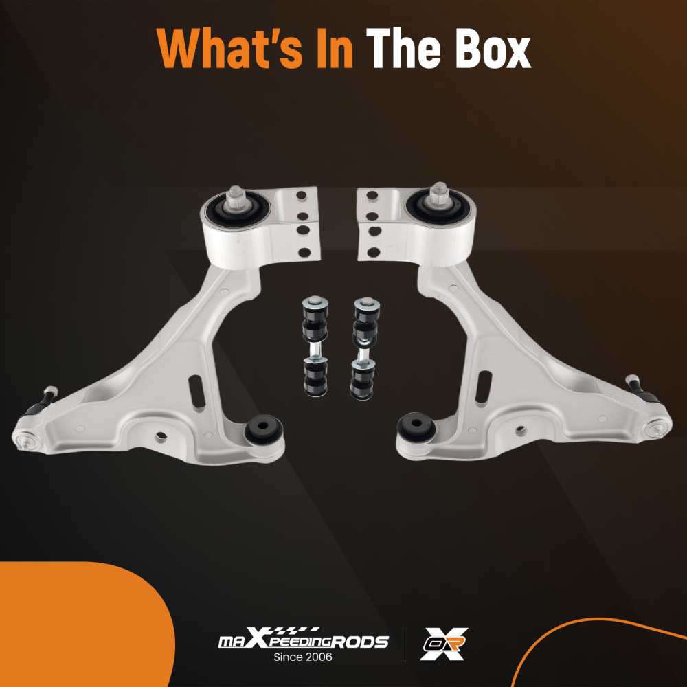 4 FRONT LOWER WISHBONE SUSPENSION CONTROL ARMS compatible for CADILLAC BUICK LUCERNE 06-11