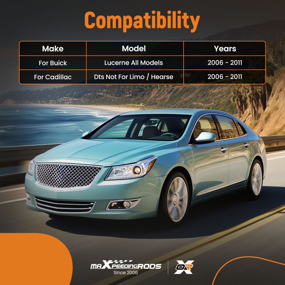 4 FRONT LOWER WISHBONE SUSPENSION CONTROL ARMS compatible for CADILLAC BUICK LUCERNE 06-11