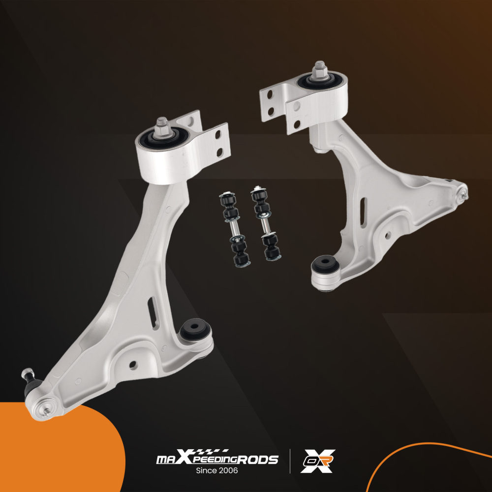 4 FRONT LOWER WISHBONE SUSPENSION CONTROL ARMS compatible for CADILLAC BUICK LUCERNE 06-11