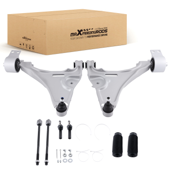Front Lower Control Arm Kit InnerOuter Tie Rods compatible for Buick Lucerne 2006 - 2011