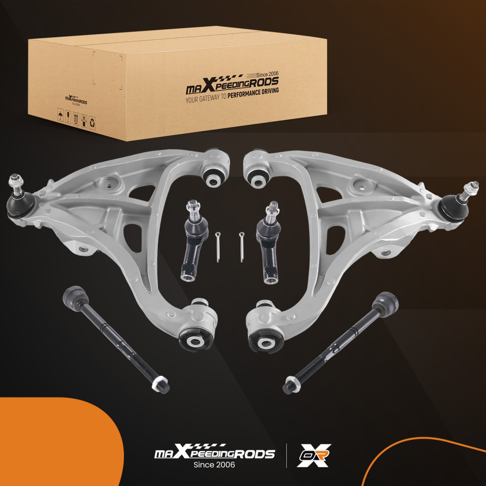 6x Lower Control Arms Tie Rod compatible for Ford F-150 MARK LT 2004-2008 Ball Joint K80401