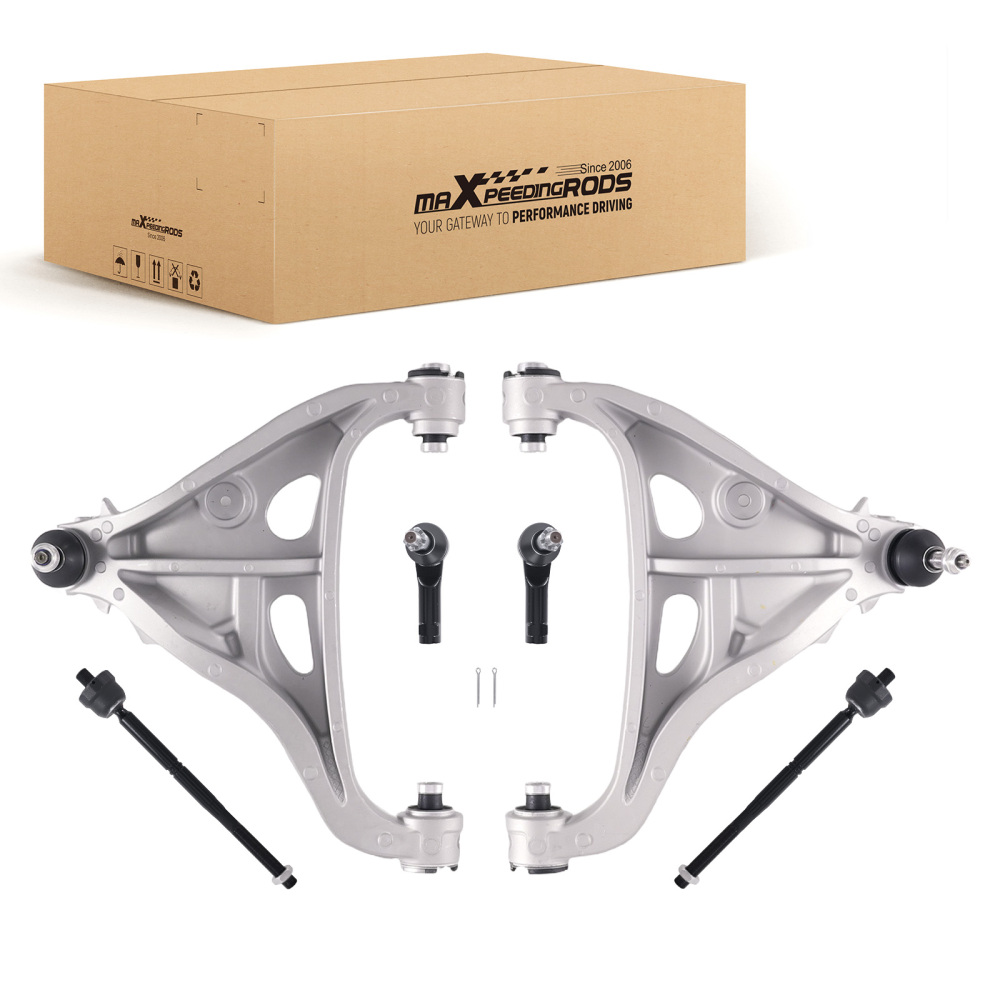 6x Lower Control Arms Tie Rod compatible for Ford F-150 MARK LT 2004-2008 Ball Joint K80401