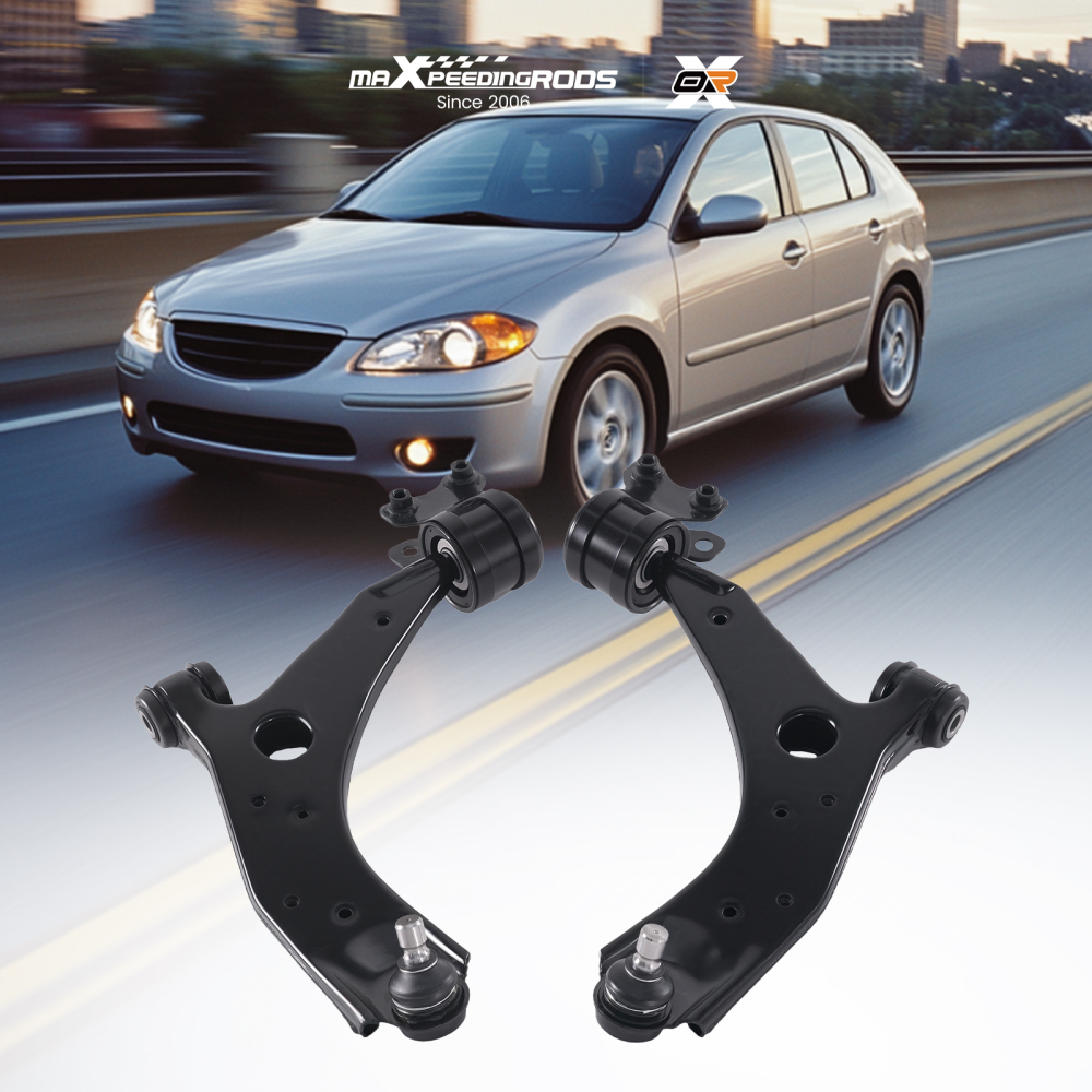 Control Arm Assembly compatible for Mazda 3 2004-2009 compatible for Mazda 5 2006-2017 Front Lower Pair