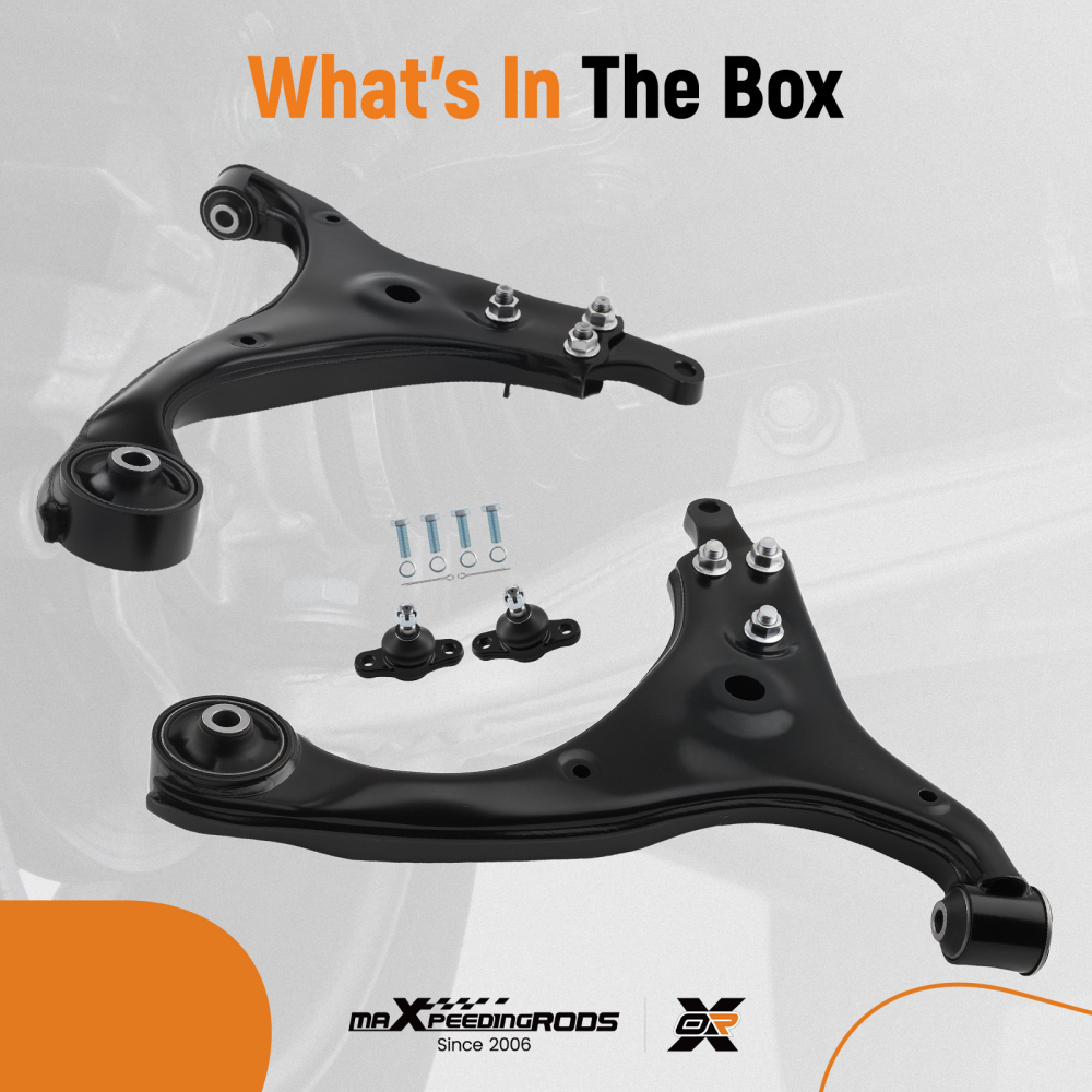 4PC Front Lower Driver Passenger Control Arms compatible for KIA Rondo Optima 2007-2012