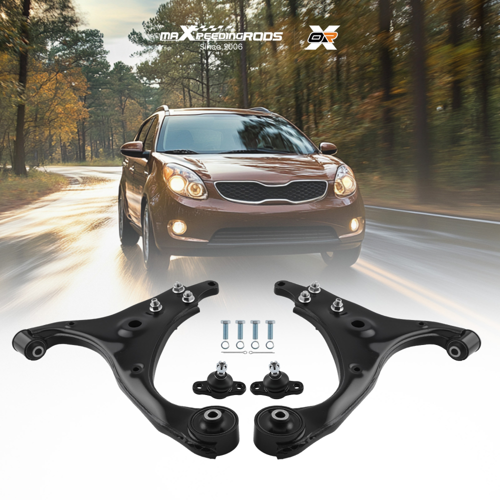 4PC Front Lower Driver Passenger Control Arms compatible for KIA Rondo Optima 2007-2012